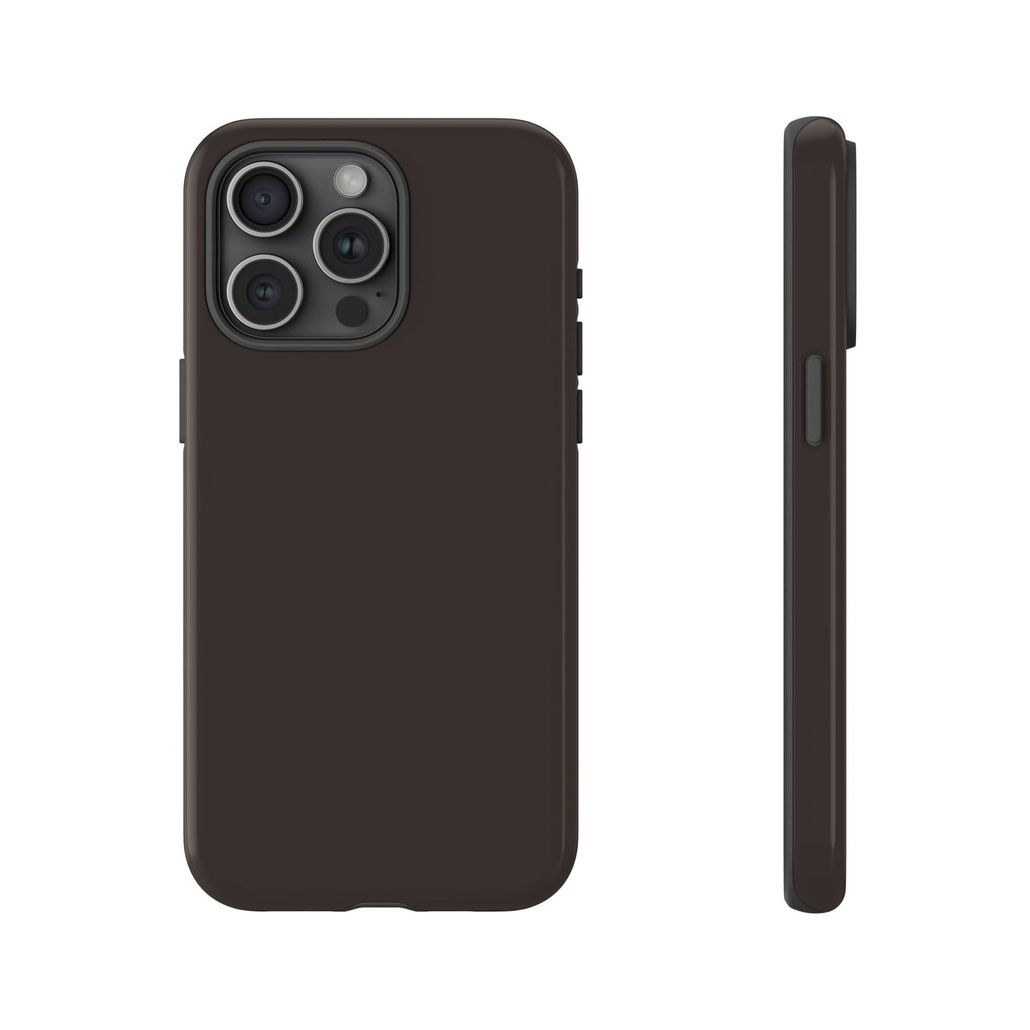 Muted Charcoal Tough Cell Phone Case Matte or Glossy Protective Case iPhone Samsung