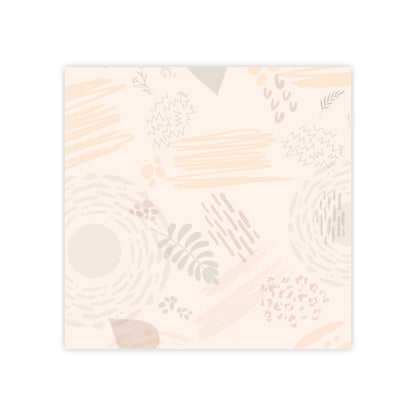 Neutral Flow Sticky Notes Abstract Neutral Post It Notes (7 Sizes)