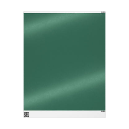 Leaf Green Wrapping Paper Matte or Glossy Gift Wrap 3 Sizes Fine Art Paper