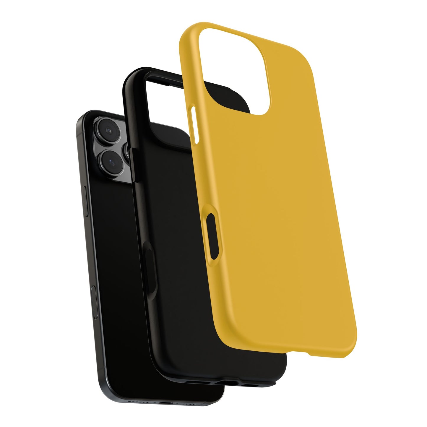 Honey Yellow Tough Cell Phone Case Matte or Glossy Protective Case iPhone Samsung