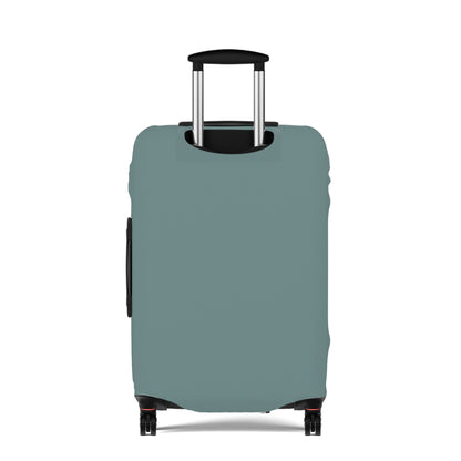 Dusty Blue Luggage Cover Travel Suitcase Cover Protective Stretch Cover