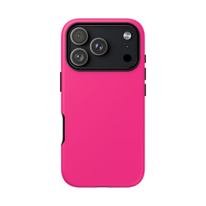 Pink Tough Cell Phone Case Matte or Glossy Protective Case iPhone Samsung