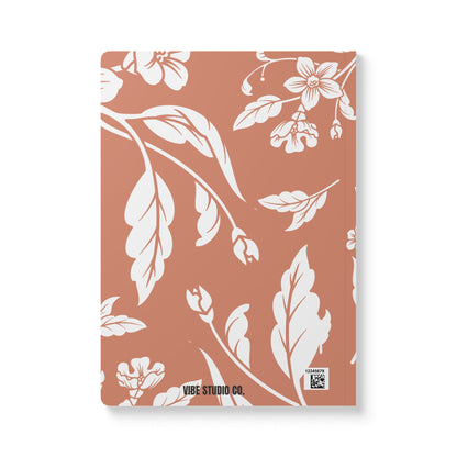 Terracotta Floral A5 Lined Journal Coordinated Collection