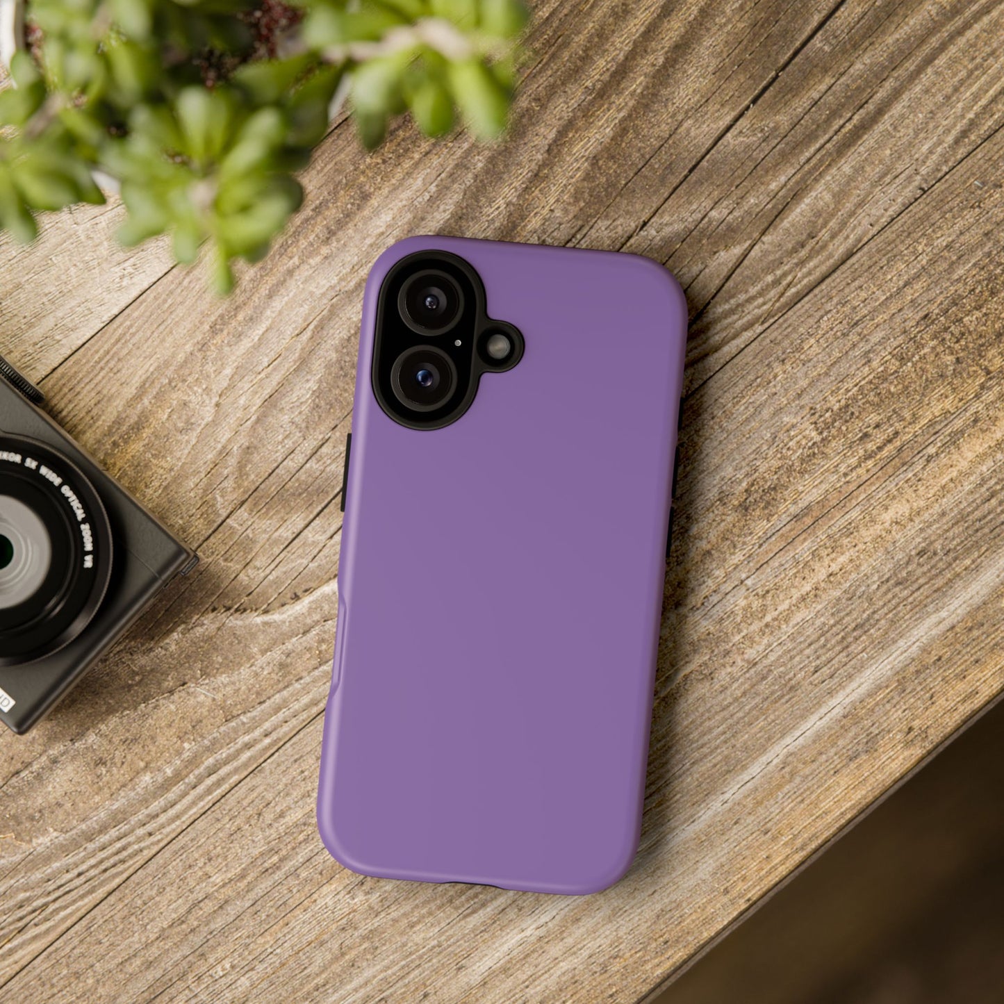 Purple Tough Cell Phone Case Matte or Glossy Protective Case iPhone Samsung