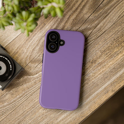 Purple Tough Cell Phone Case Matte or Glossy Protective Case iPhone Samsung