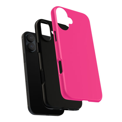 Pink Tough Cell Phone Case Matte or Glossy Protective Case iPhone Samsung