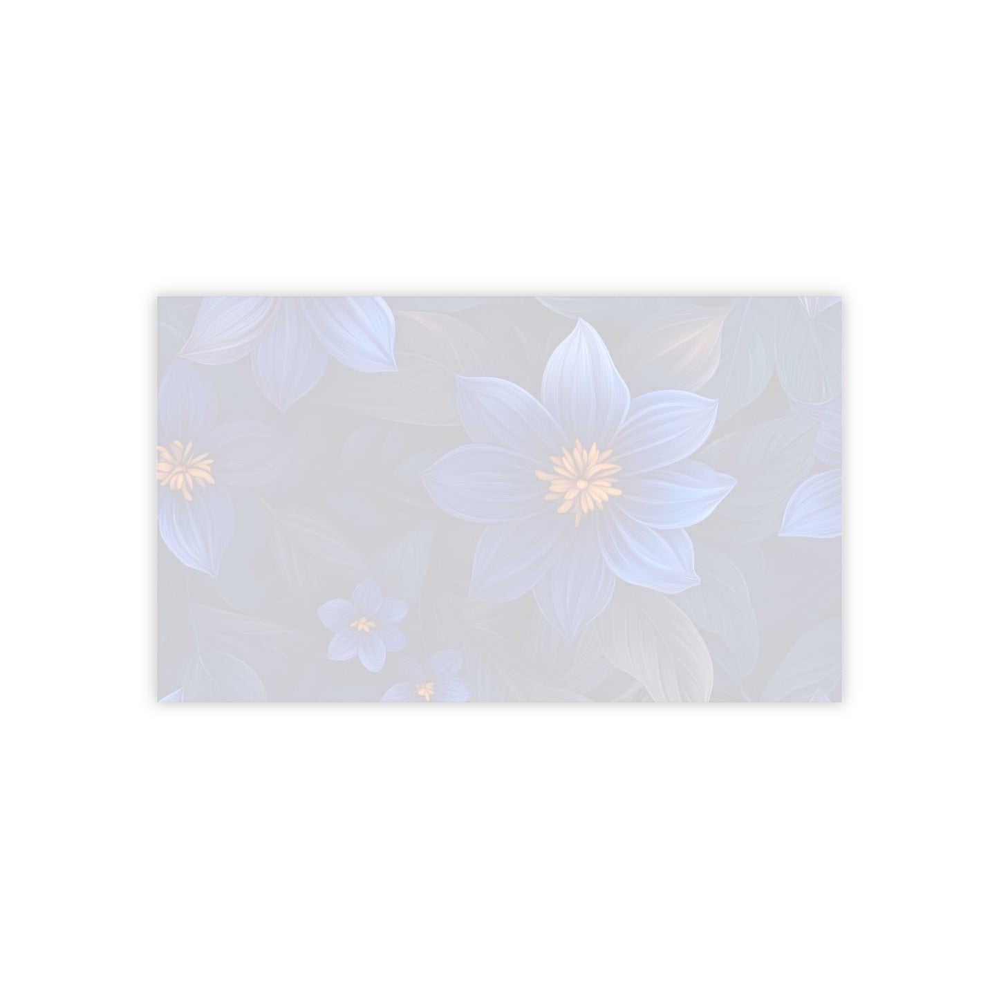 Blue Floral Heaven Sticky Notes Blue Floral Post It Notes (7 Sizes)