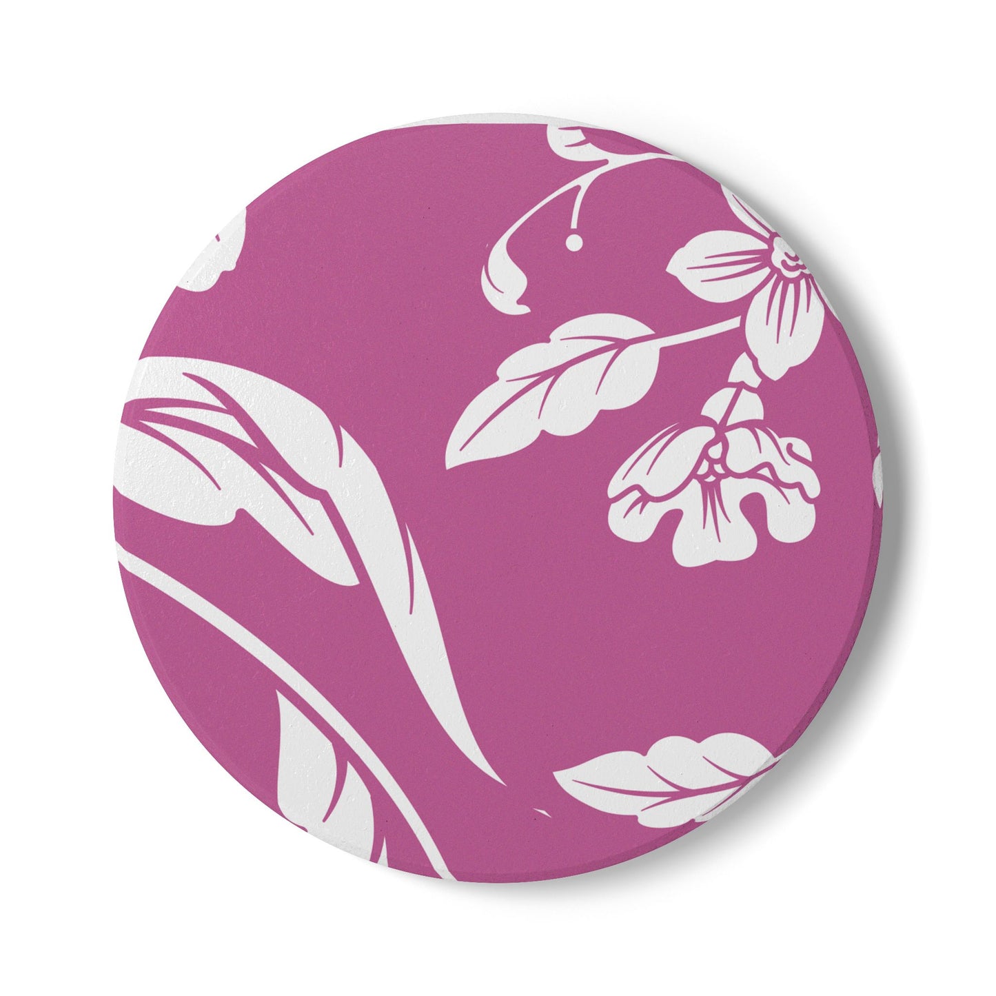 Lilac Wine Floral Ceramic Coaster Coordinated Collection