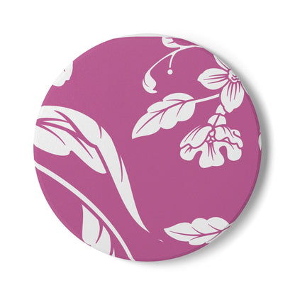 Lilac Wine Floral Ceramic Coaster Coordinated Collection