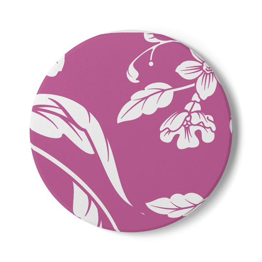 Lilac Wine Floral Ceramic Coaster Coordinated Collection
