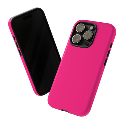 Pink Tough Cell Phone Case Matte or Glossy Protective Case iPhone Samsung