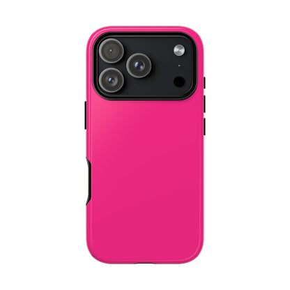 Pink Tough Cell Phone Case Matte or Glossy Protective Case iPhone Samsung