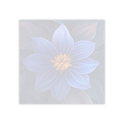 Blue Floral Heaven Sticky Notes Blue Floral Post It Notes (7 Sizes)