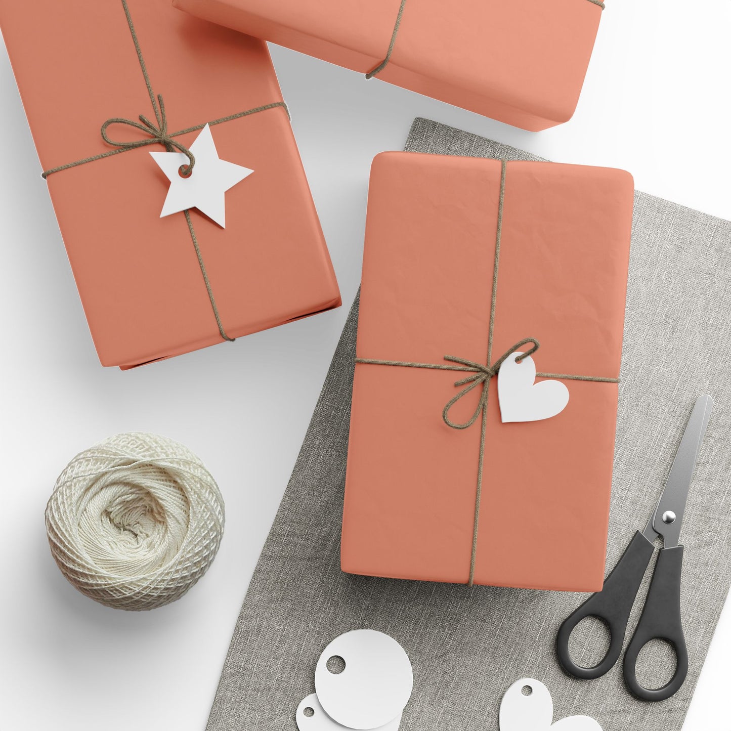 Terracotta Wrapping Paper Matte or Glossy Gift Wrap 3 Sizes Fine Art Paper