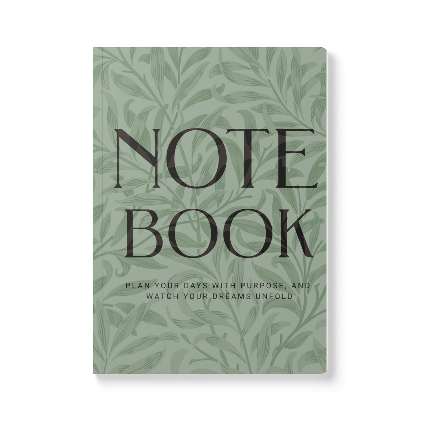 Sage Leaves A5 Lined Journal Minimal Botanical Notebook | Coordinated Collection