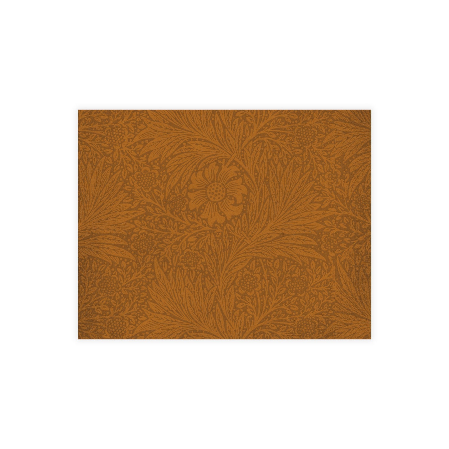 Saddle Tan Floral Postcard Set Pack of 10, 30 or 50 w/ Envelopes | Coordinated Collection