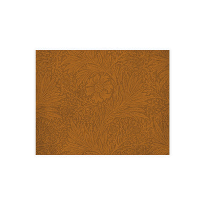 Saddle Tan Floral Postcard Set Pack of 10, 30 or 50 w/ Envelopes | Coordinated Collection