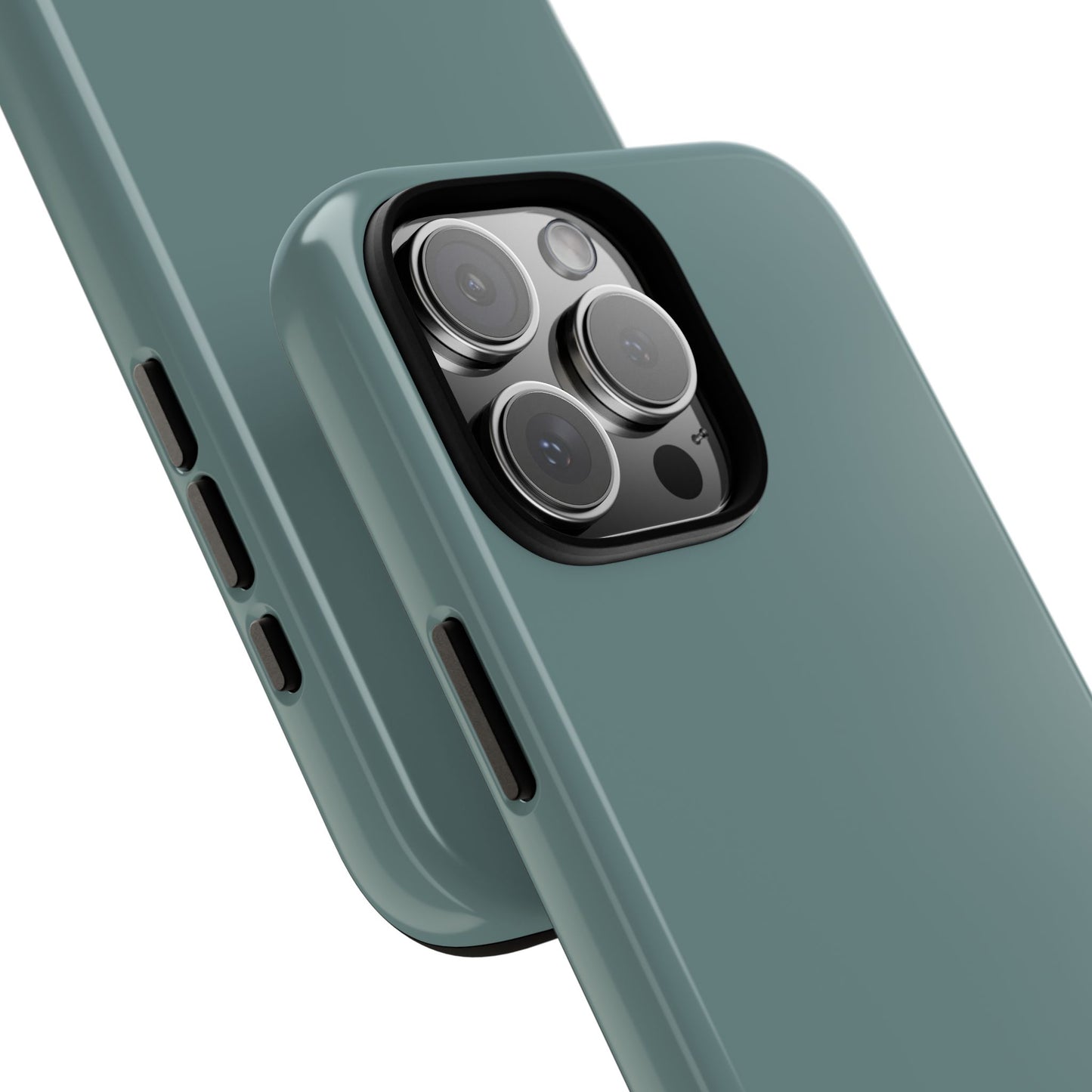Dusty Blue Tough Cell Phone Case, Matte or Glossy Iphone and Samsung
