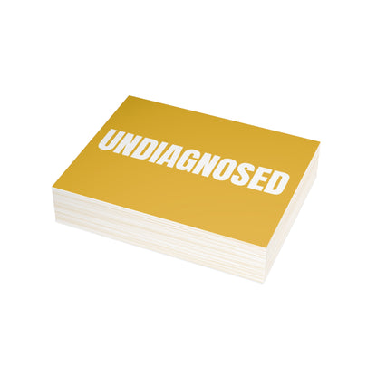 Honey Yellow Postcard Set Pack of 10, 30 or 50 w/ Envelopes | Coordinated Collection