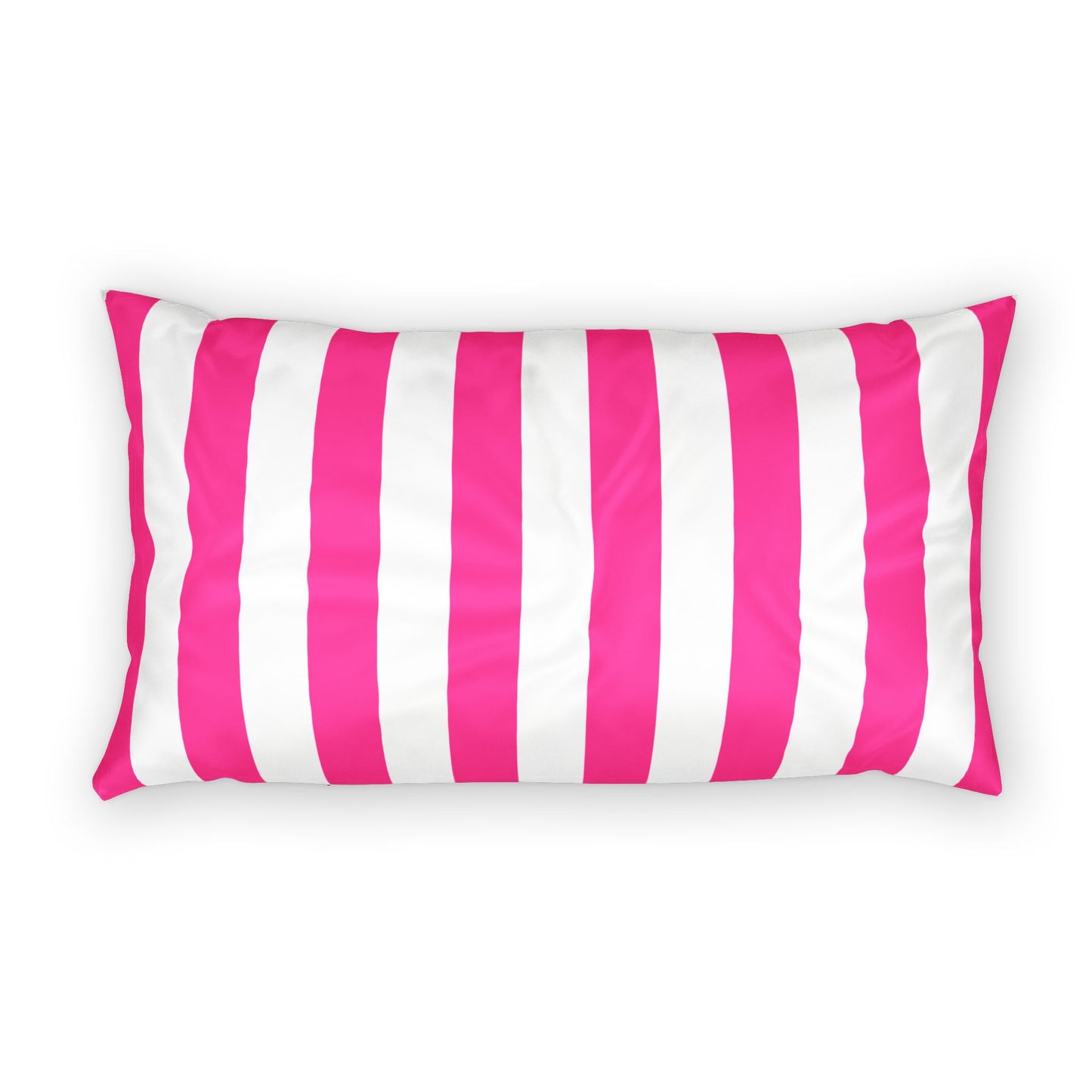 Pink Stripe Pillow Solid Cotton Sham