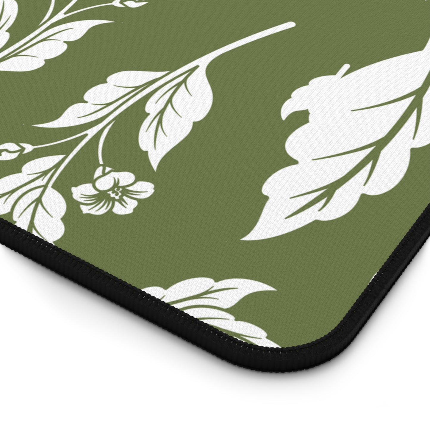 Olive Floral Desk Pad (12x18, 12x22 or 16x32)