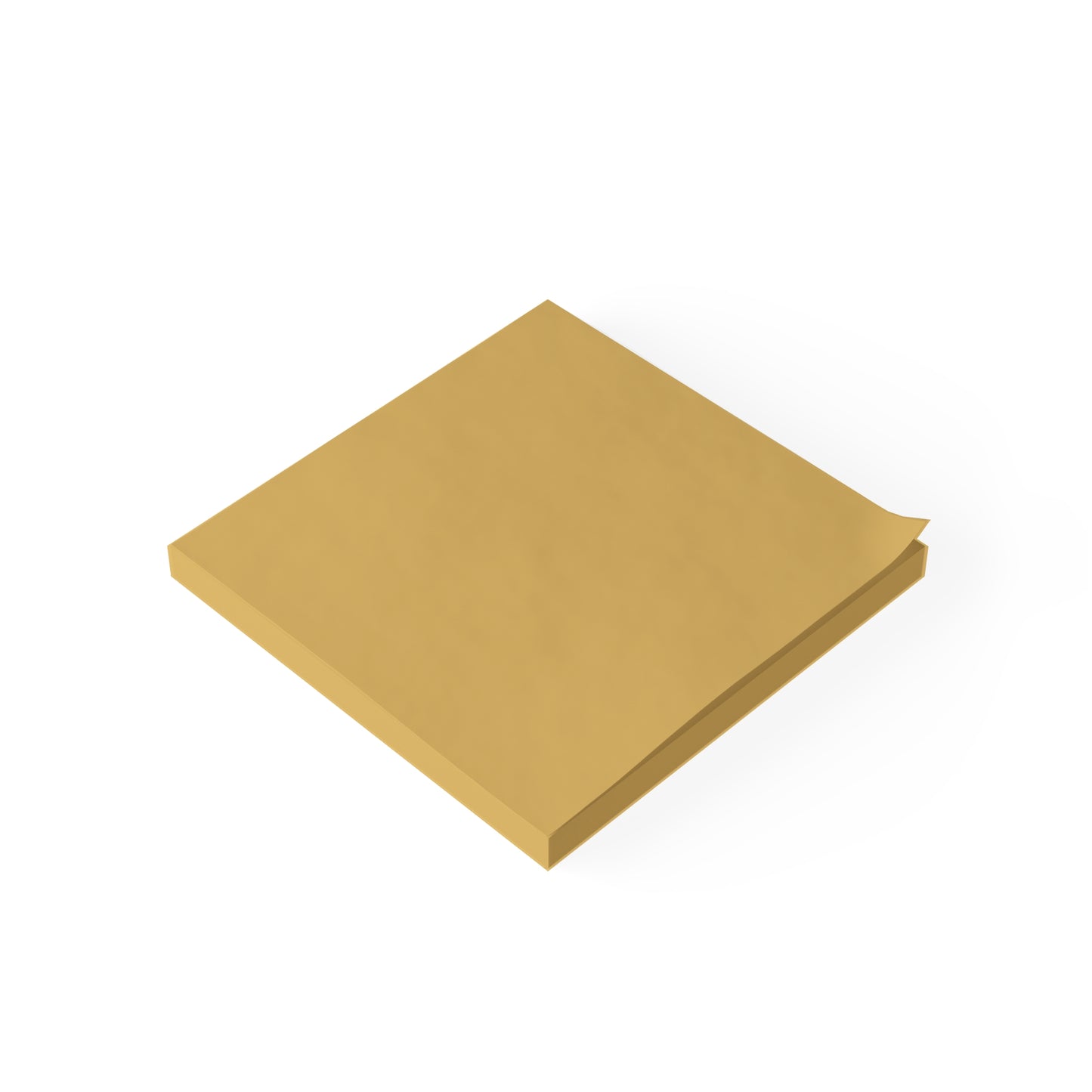 Muted Gold Post It Notes Coordinated Color Collection