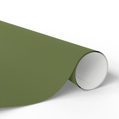 Olive Wrapping Paper Matte or Glossy Gift Wrap 3 Sizes Fine Art Paper