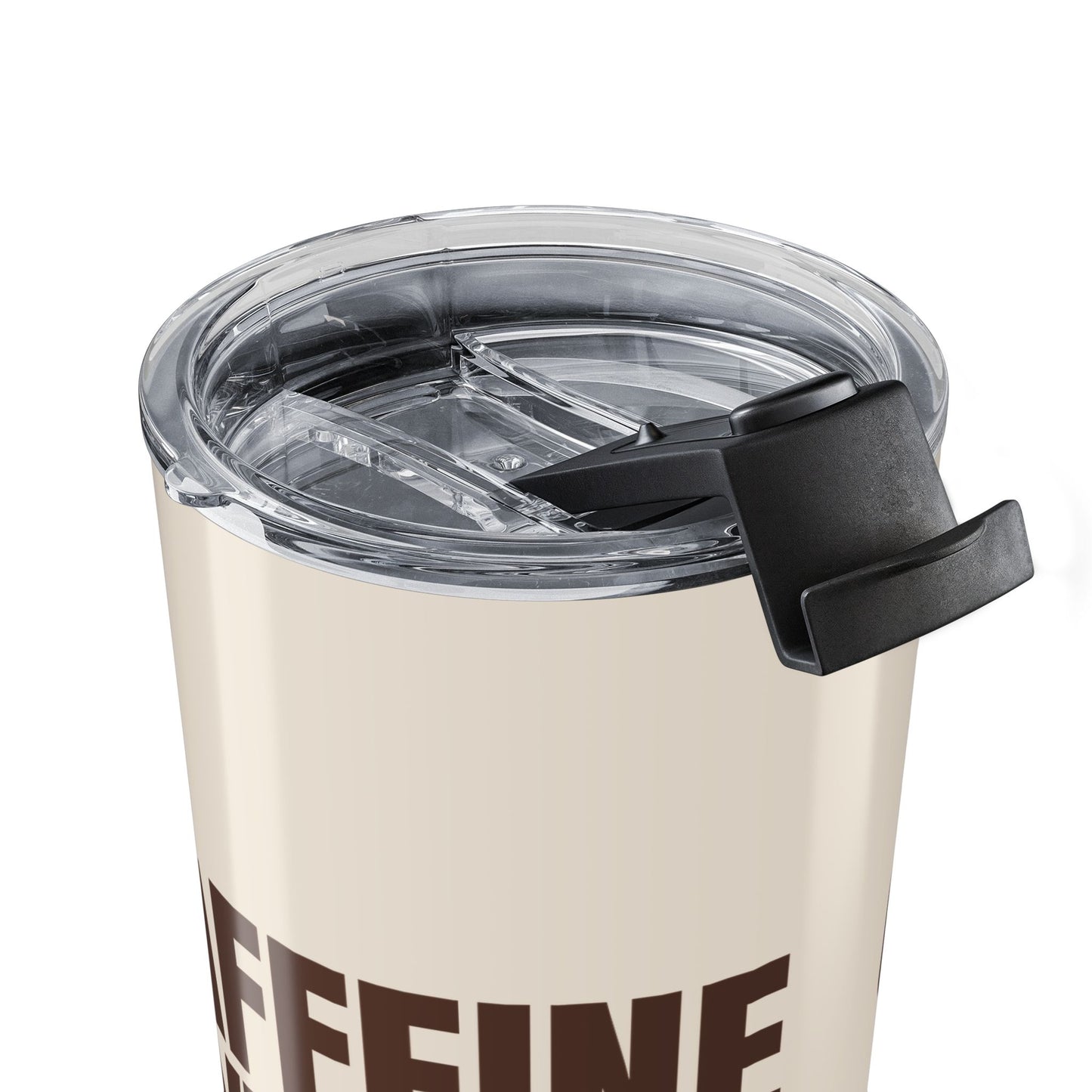 Latte Cream Caffeine Vibes 20oz Stainless Steel Tumbler | Color Coordinated Collection