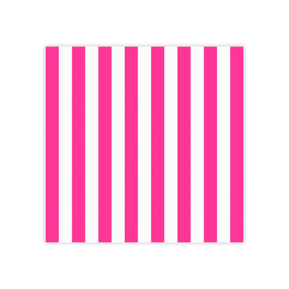 Pink Stripe Sticky Notes (7 Sizes)