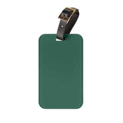 Leaf Green Luggage Tag Acrylic Travel Tag