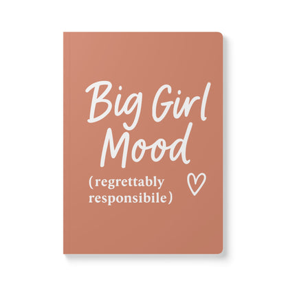 Terracotta Big Girl Mood A5 Lined Journal