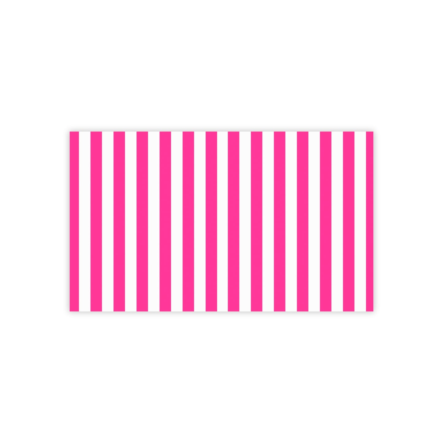 Pink Stripe Sticky Notes (7 Sizes)