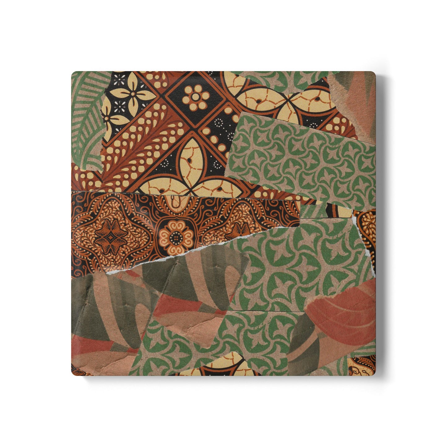 Mosaic Ceramic Coaster Artisan Drink Coaster