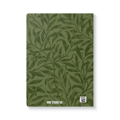 Olive Leaves A5 Lined Journal Minimal Botanical Notebook | Coordinated Collection
