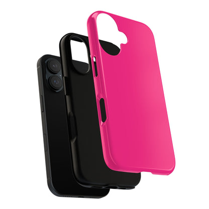Pink Tough Cell Phone Case Matte or Glossy Protective Case iPhone Samsung