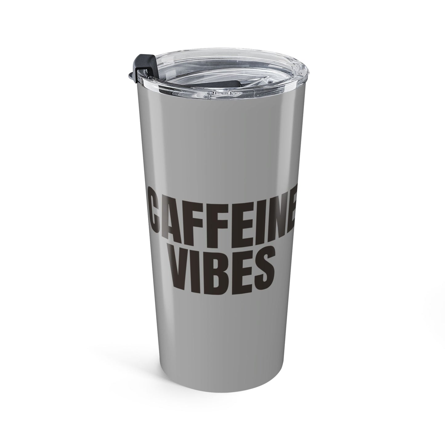 Grayscale Caffeine Vibes 20oz Stainless Steel Tumbler | Color Coordinated Collection