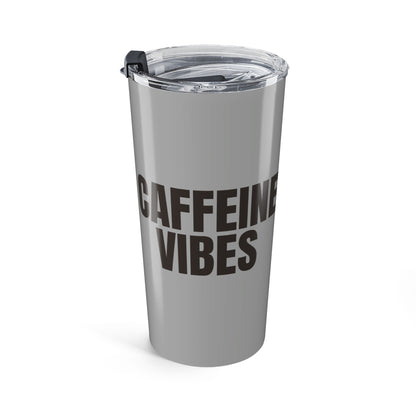 Grayscale Caffeine Vibes 20oz Stainless Steel Tumbler | Color Coordinated Collection