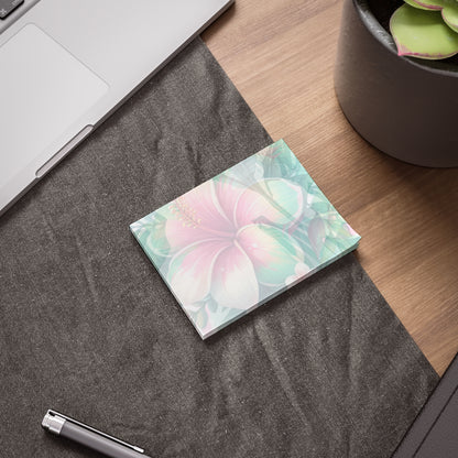 Paradise in Full Bloom Sticky Notes Tropical Floral Post It Notes (7 Sizes)