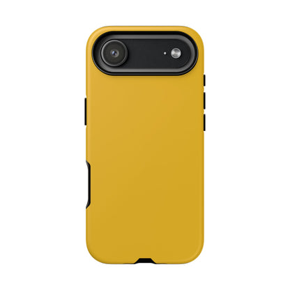 Honey Yellow Tough Cell Phone Case Matte or Glossy Protective Case iPhone Samsung