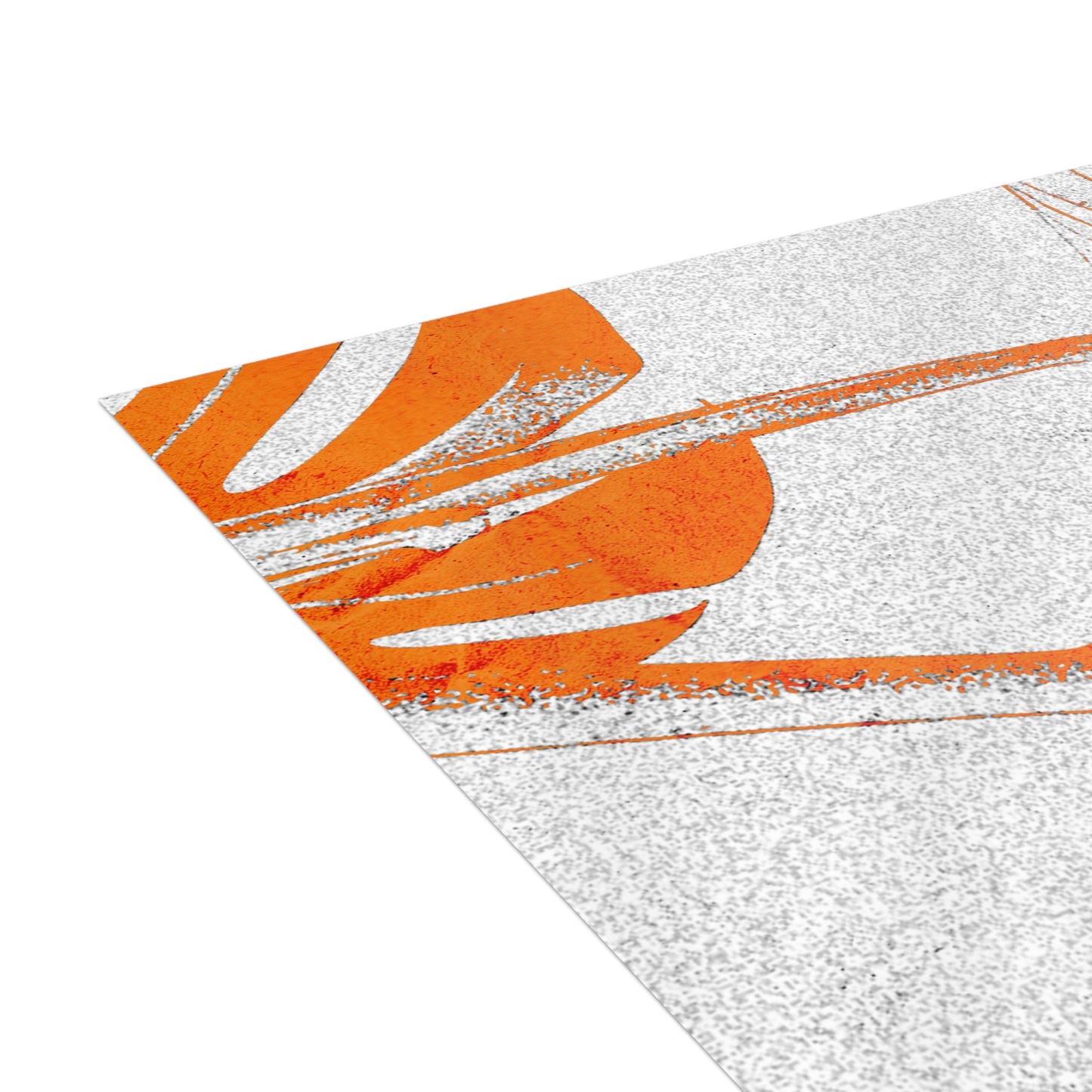 Monstera Leaf Tangerine Postcards