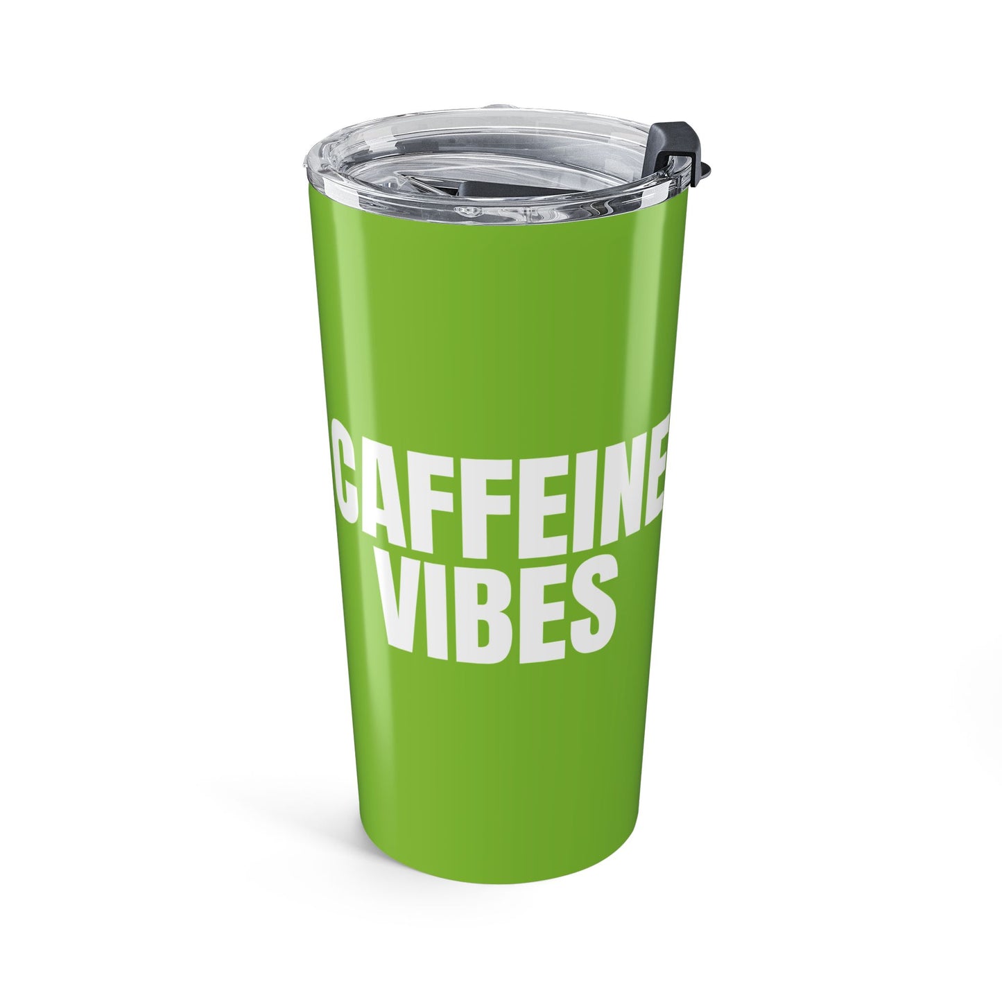Muted Lime Caffeine Vibes 20oz Stainless Steel Tumbler | Color Coordinated Collection