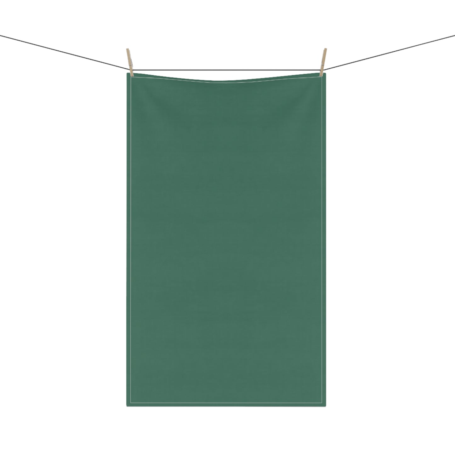 Leaf Green Cotton Twill Tea Towel 18 x 30