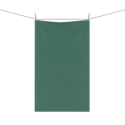 Leaf Green Cotton Twill Tea Towel 18 x 30