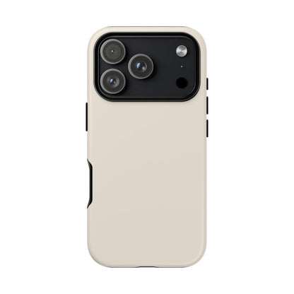 Latte Cream Tough Cell Phone Case Matte or Glossy Protective Case iPhone Samsung