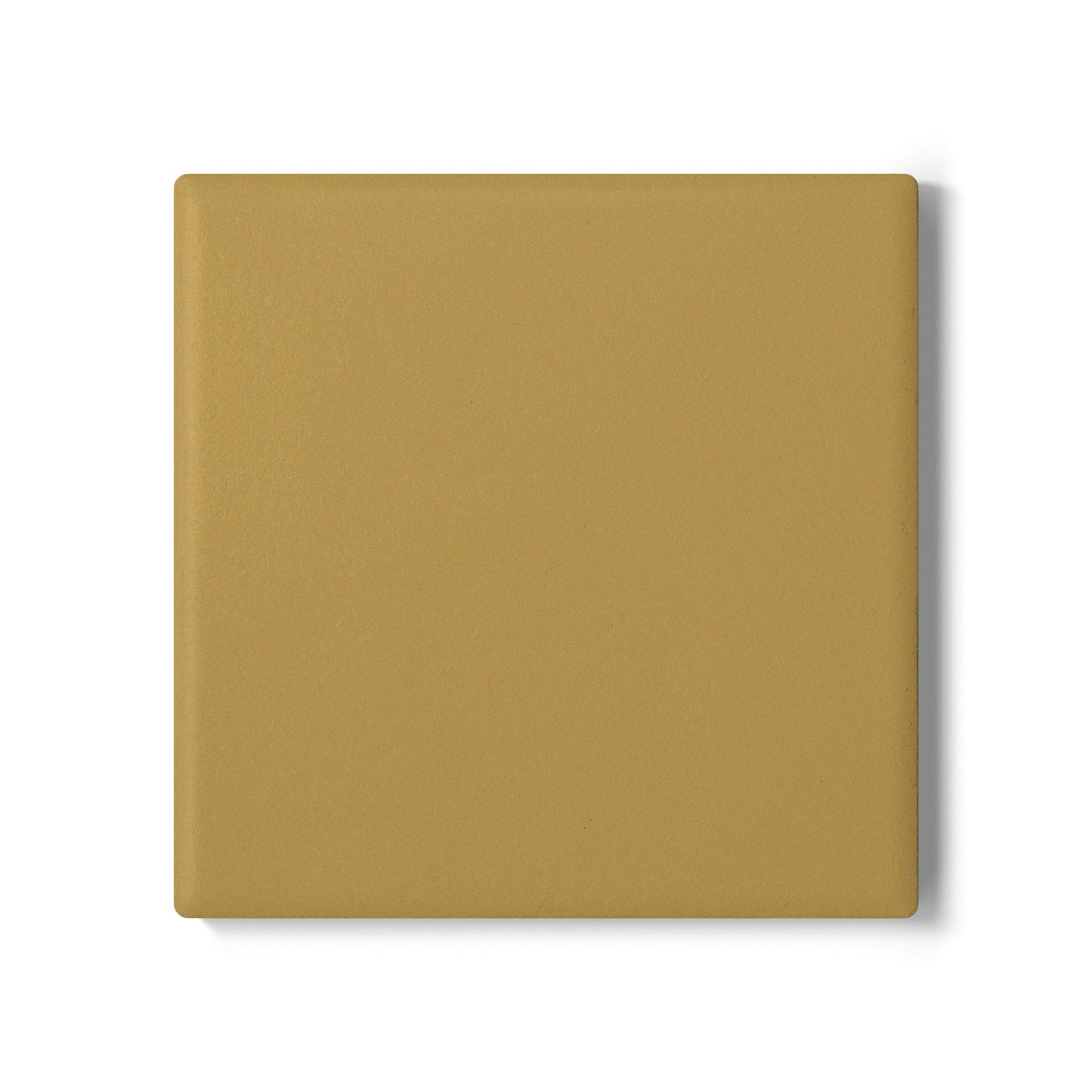 Muted Gold Ceramic Coaster Round or Square | Coordinated Collection