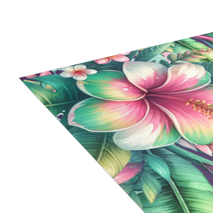 Paradise in Full Bloom Postcard Tropical Floral Botanical Postcards (30, 40 or 50)