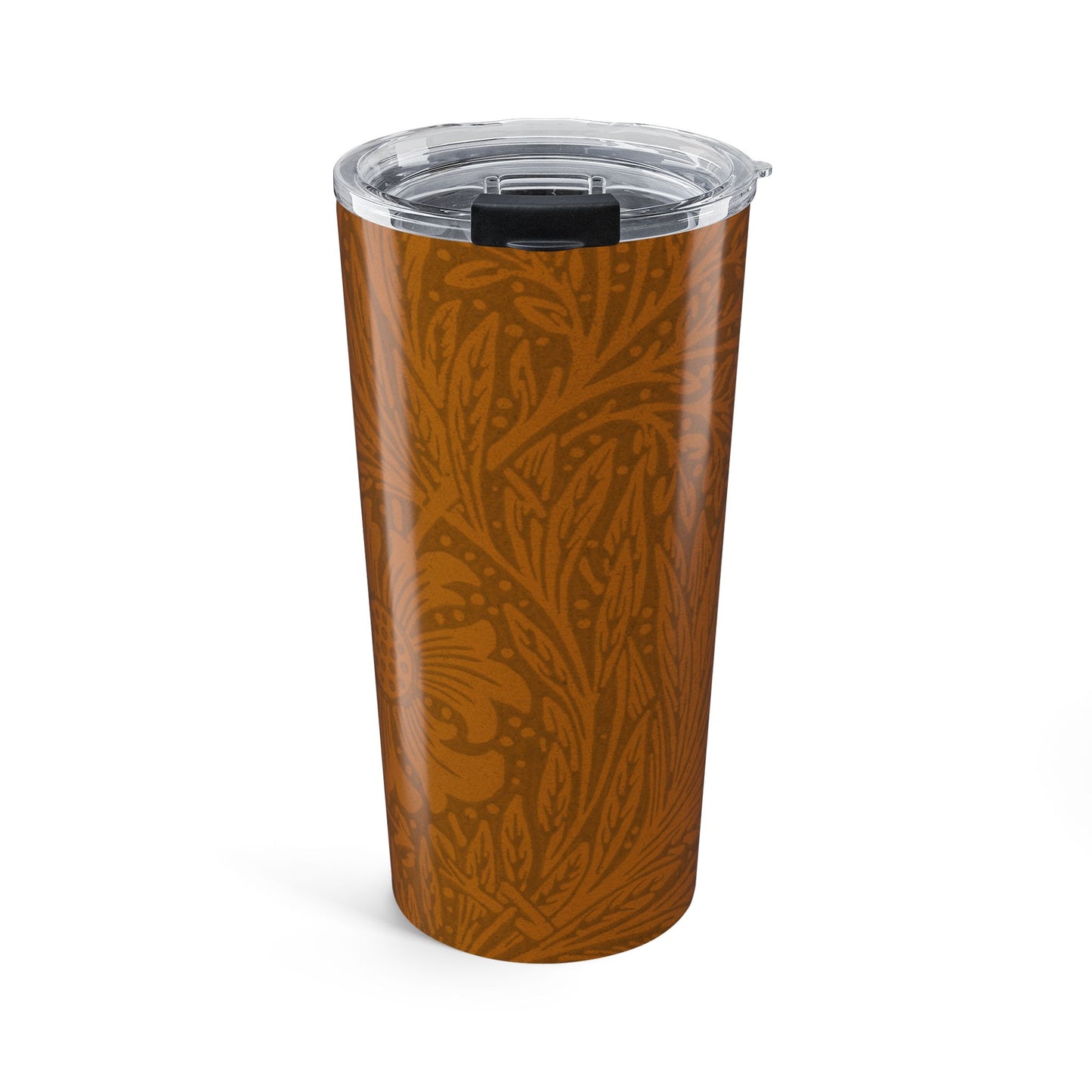 Saddle Tan Botanical Bloom  20oz Tumbler Insulated Travel Mug