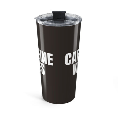 Muted Charcoal Caffeine Vibes 20oz Stainless Steel Tumbler | Color Coordinated Collection