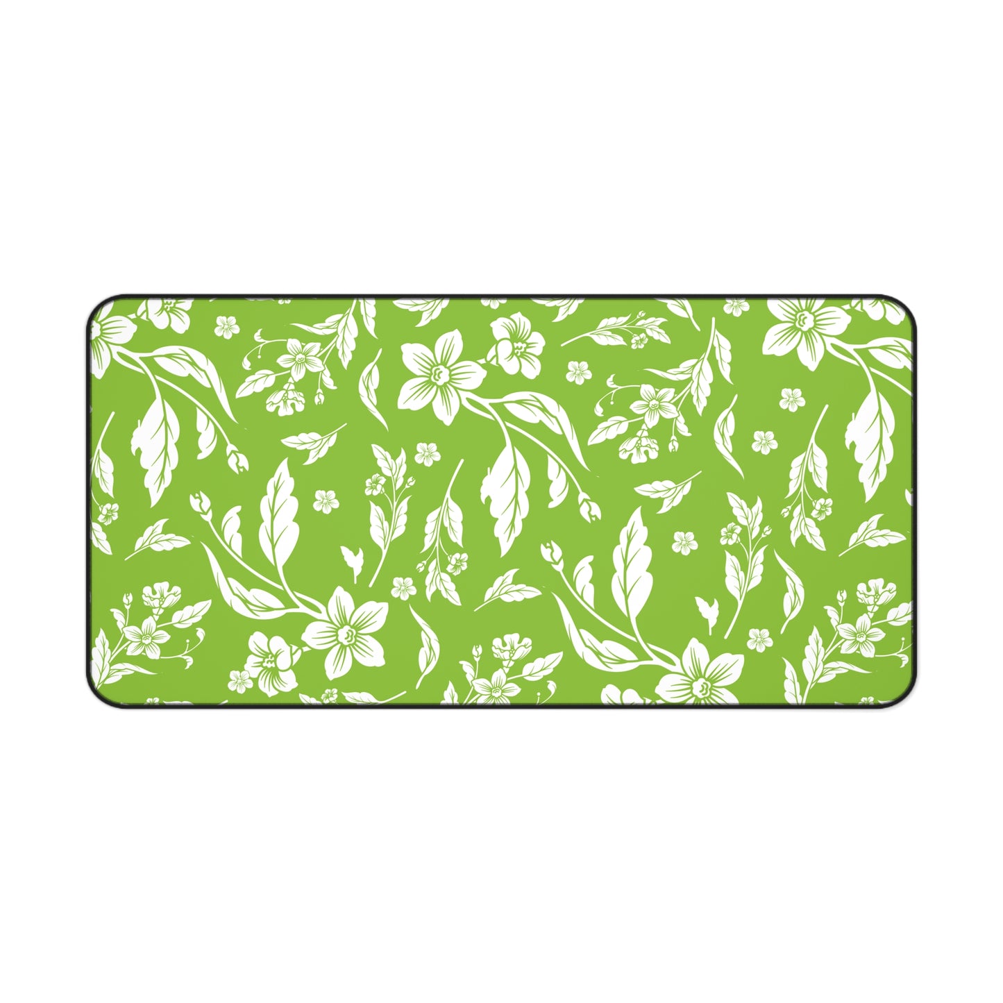 Muted Lime Floral Desk Pad (12x18, 12x22 or 16x32)