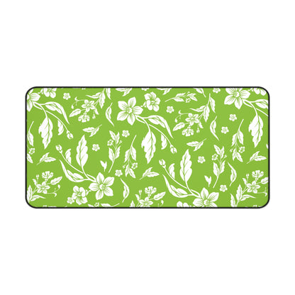 Muted Lime Floral Desk Pad (12x18, 12x22 or 16x32)